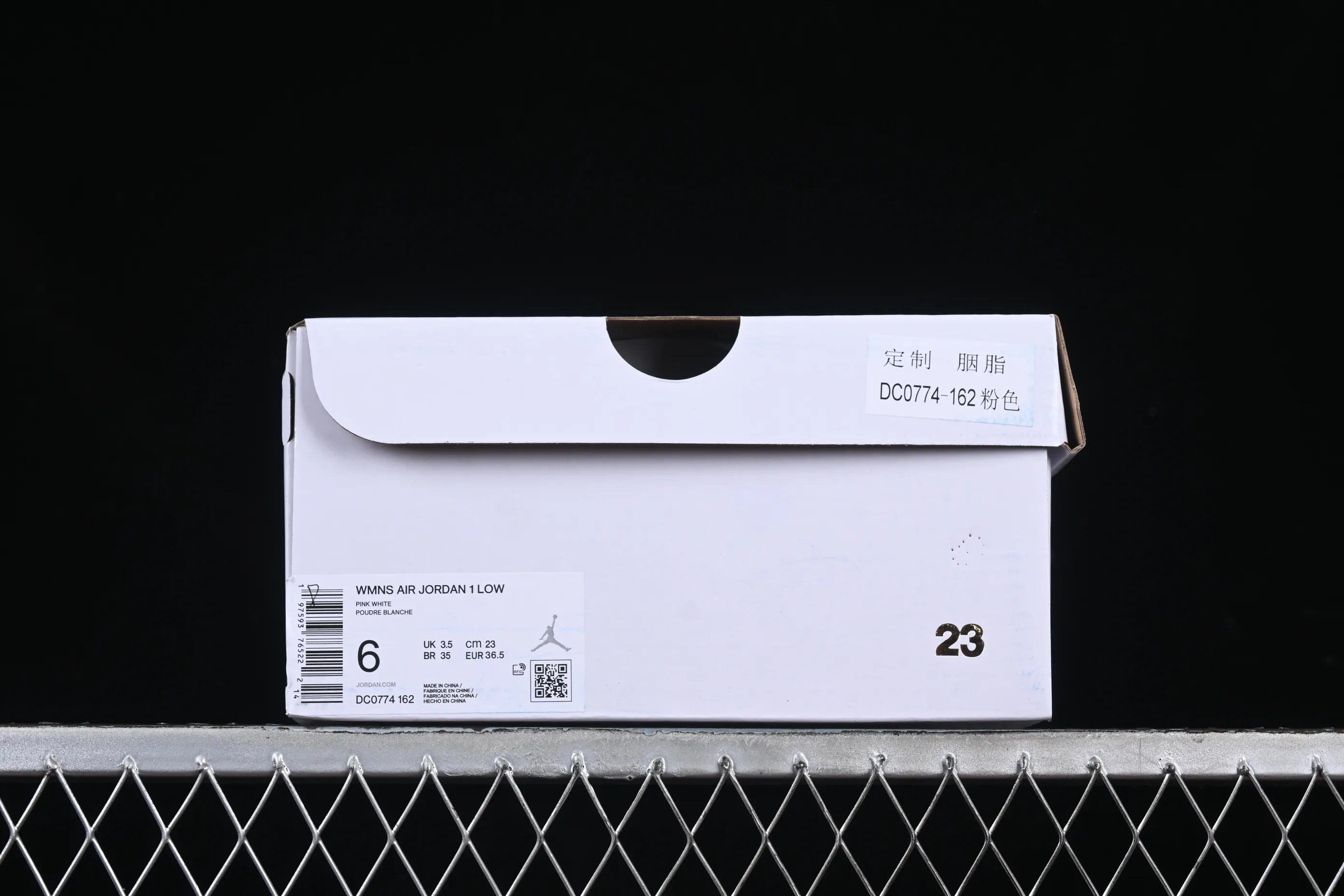 All categories Air Jordan Jordan series basketball shoes Air Jordan 1 Low Air Jordan 1 Low AJ1 Joe 1 customized model white pink low-top cultural and leisure sports sneakers DC0774-162